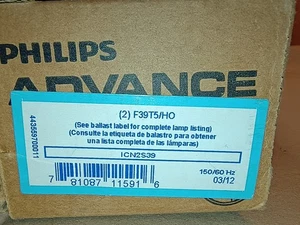 Philips Advance ICN-2S39 Programmed Start Electronic Ballast, 120-277V 50/60Hz - Picture 1 of 7