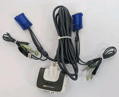 IOGEAR GCS632U 2-Port USB KVM Switch + Audio - Image 1 of 4