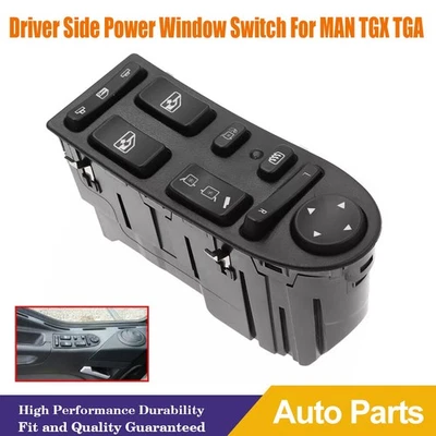 Driver Side Power Window Switch For TGA Series MAN TGX 81258067045 81258067098 - Image 1 of 4