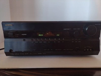 Onkyo TX SR606 7.1 Channel 210 Watt Receiver Tested Working! - Image 1 of 4