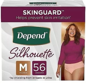 Depend Silhouette Incontinence & Postpartum Underwear for Women - Maximum - Picture 1 of 3