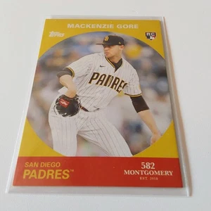 2022 Topps Montgomery Club 582 Set 5 Mackenzie Gore RC Rookie #1 - Picture 1 of 2