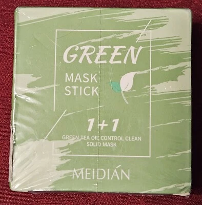 MEIDIAN Poreless Deep Cleanse Green Tea Oil Mask Stick *1+1 * New Sealed * - Image 1 of 4