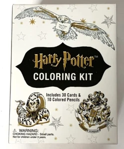 Kit para colorear Harry Potter incluye treinta cartas y diez lápices de colores - Imagen 1 de 4