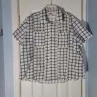Back To The Future Shirt Mens Extra Large Marty McFly Costume Checkered Licensed