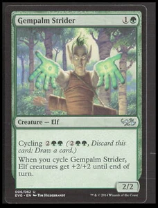 Magic The Gathering Gempalm Strider 6 barajas de duelo poco comunes: cartas de Elves vs. Goblins CB-1-3-B-34 - Imagen 1 de 7