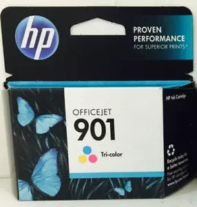 New Genuine HP 901 Color Ink Cartridge Officejet 4500 4500 - Picture 1 of 3