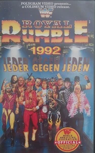 WWE*WWF*WCW*ECW*AEW*UWF*USWA*AAA*TNA Wrestling Royal Rumble 92 PPV RAW SD VHS** - Bild 1 von 1