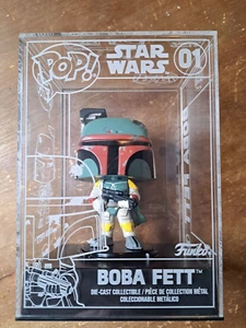 Funko Pop! Vinyl: Star Wars - Boba Fett - Die Cast #01 OPEN - Picture 1 of 2