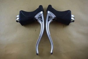 Juego de palancas de freno SHIMANO SLR 105 BL-1050 no aerodinámicas aluminio plata vintage NOS - Imagen 1 de 11