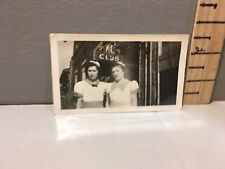 Vintage Photo 30-40's Waitresses Uniforms KC Club Sign k