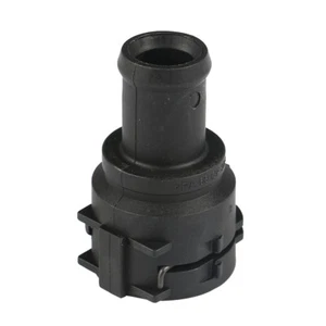 HVAC Heater Hose Connector 3B0122291B Coolant Flange / Pipe Black Plastic  - Picture 1 of 5