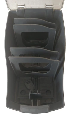 Bandeja de disquete Fellowes vintage Soft Works contenedor gris carbón Foto 1 de 4