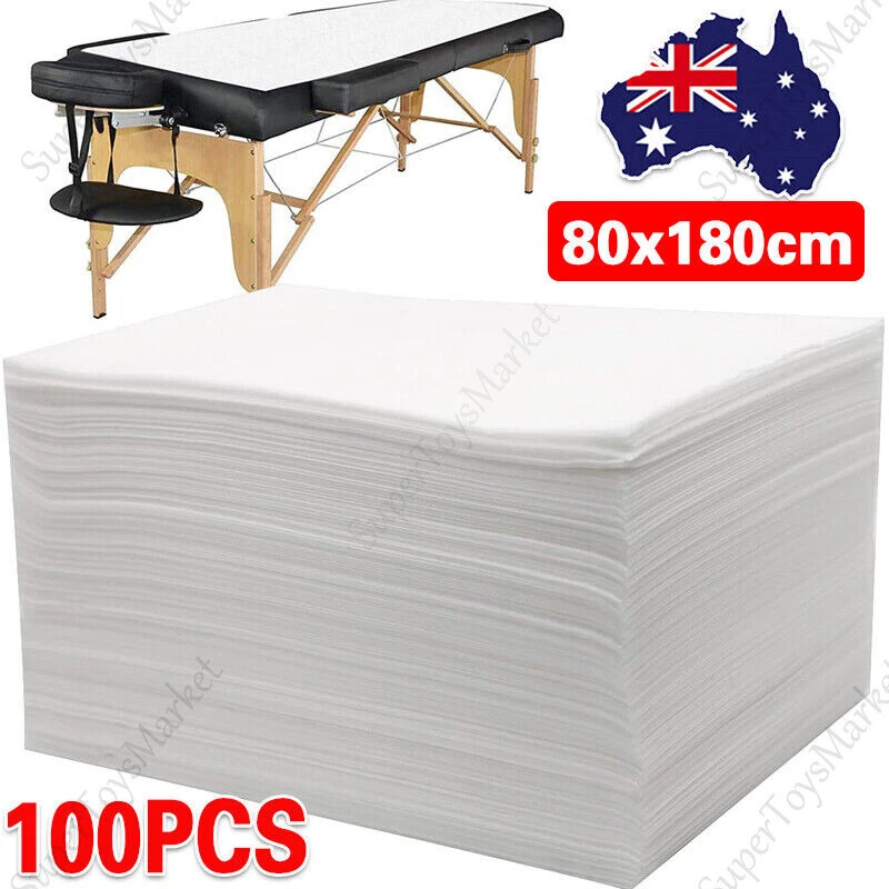 100 Disposable Beauty Bed Sheet SMS Non-woven Massage SPA Salon Table Cover AUS - image 1 of 4