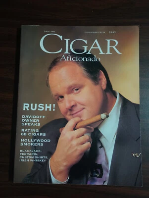 Rush Limbaugh Spring 1994 vintage Cigar Aficionado magazine  NM Foto 1 de 4