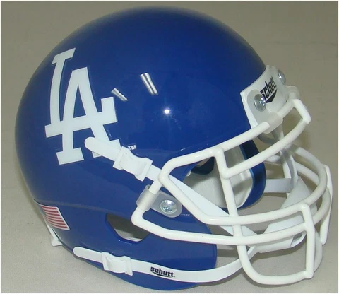 Los Angeles Dodgers Schutt Mini FOOTBALL Helmet Cover