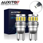 AUXITO T10 194 168 LED Plate License Replacement Light Bulbs White 6500K NEW