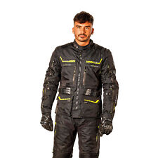 ViPER Motorcycle Jacket Adults Motorbike Adventure Armour Waterproof All Season Black M