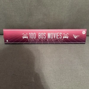 Geschenk Republic Scratch Off Bucket List 100 80er Jahre Filme zu sehen Poster Challenge - Bild 1 von 2