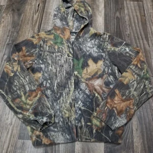 Field Staff Sweatshirt Youth 14/16 Camo Full Zip Fleece Warm Outdoor Hunting - Picture 1 of 13