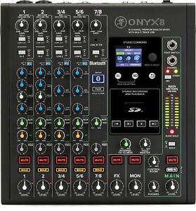 Mackie Onyx8 8-channel Analog Mixer with Multi-Track Usb
