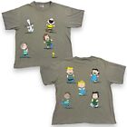 Vtg 80s Peanuts Gang Tshirt Single Stitch Adult Faded XL Changes Tag Snoopy USA