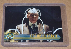 X-MEN PROMO CARD SIGNED PATRICK STEWART Autograph Professor X - Picture 1 of 1