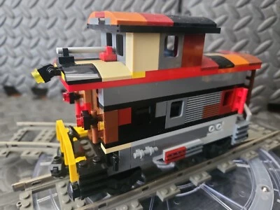 Lego City Town Train - Caboose 6x18 Personalizado - Óxido Antiguo Look Lote 4 Foto 1 de 4