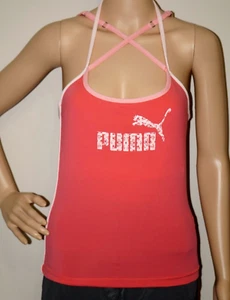 NWT PUMA Women's sports bra tank top pink Size M/L - Picture 1 of 8