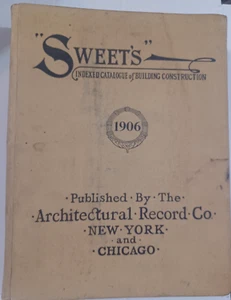 1906 Sweet's Catalogue Of Building Construction, Architectural Record, architect - Picture 1 of 16