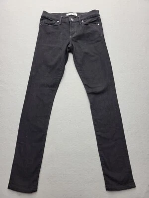 Banana Republic Women Jeans 25P Black Skinny Dark Stretch Low Rise - Image 1 of 4