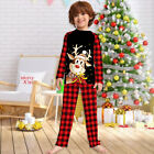 1 Set Christmas Pajamas Plaid Design Everyday Wear Slumber Party Family Matching
