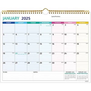 2025-2026 Wall Calendar - 18 Months Calendar 2025-2026 Jan 2025 - Jun 2026 14 - Picture 1 of 7