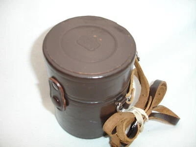 NIKON NIPPON Kogaku Tokyo LENS CASE , BROWN Medium  3.75 x 2.75"  #5159b - Image 1 of 4