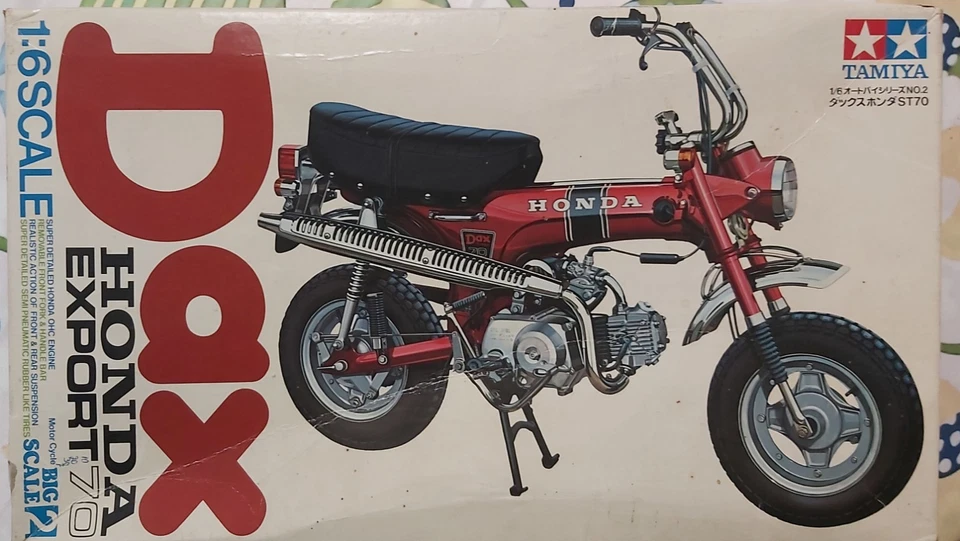 TAMIYA HONDA DAX 70 1/6 X RICAMBI - Immagine 1 di 4