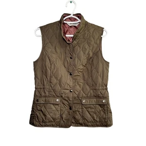 Eddie Bauer goose down quilted vest womens small gorpcore outdoor hiking casual - Picture 1 of 6