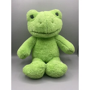Build A Bear Spring Green Frog 15” Stuffed Plush Animal - Picture 1 of 6