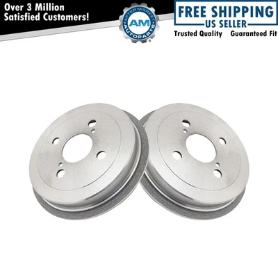 Tambor de freno trasero lado conductor y pasajero derecho derecho derecho para Toyota Echo 00-05 Foto 1 de 4