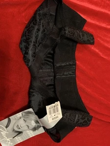 Reggiseno Playtex Stile 3500 Chiusura Frontale Cinghie Imbottite Nero Taglia 38DD - Foto 1 di 5
