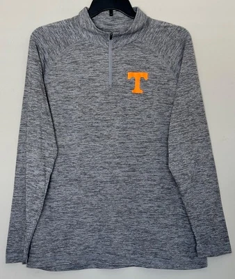 Chaqueta Tennessee Volunteers Light 1/4 Cremallera Para Hombre Talla XL Ajuste Corte Pequeño Gris Vols Foto 1 de 4