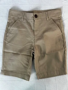 Boys' beige Old Navy Bermuda uniform shorts size 14 slim - Picture 1 of 8