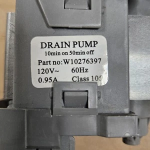 BRANDNEU ORIGINAL OEM WHIRLPOOL WASCHMASCHINE WASSERPUMPE W10276397 ALTER BESTAND NEU... - Bild 1 von 7