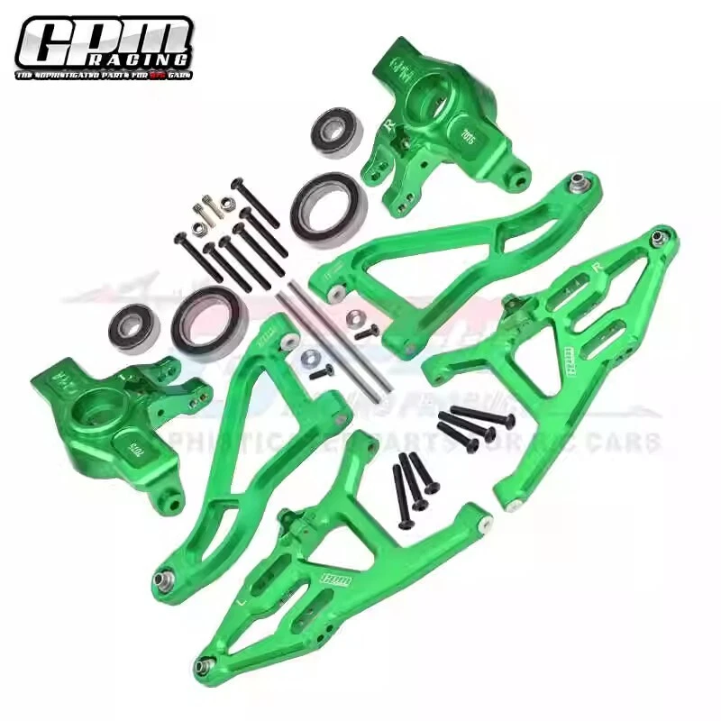 GPM 7075Alu Knuckle Arm+6061Alu Front Up & Low Suspension Arm For TRAXXAS UDR US - Image 1 of 1