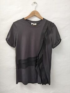 3.1 Phillip Lim Cotton Silk T Shirt Top / Size M / Black 