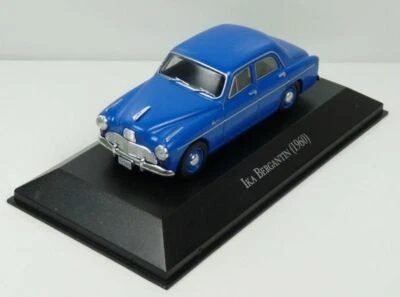 Model Car, IKA Bergantin 1960 Blue 1:43 SCALE IXO + DISPLAY CASE Brand New - Image 1 of 4