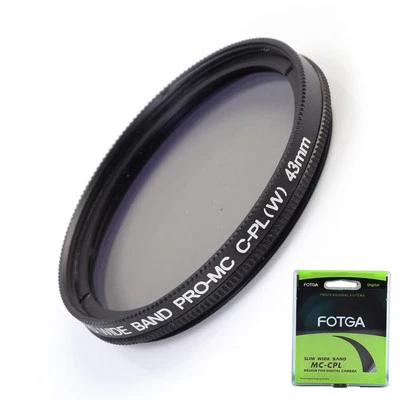 FOTGA 43mm PRO Ultra Slim Multi-Coated MC CPL Circular Polarizing Lens Filter - Image 1 of 4