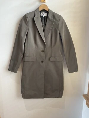 Spring Resort 橄榄灰色雨衣/风衣 优衣库 Carine Roitfeld 尺寸 S — 第 1/4 张图片