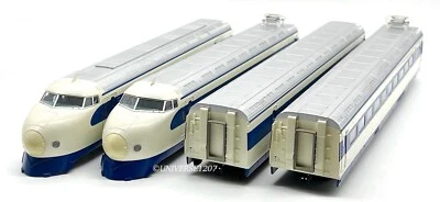 HO Scale Zoukeimura 0 Series Shinkansen/Bullet Train Hikari 4 Cars Set EMU H0 - Image 1 of 4