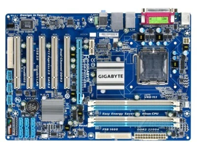 For GIGABYTE P45T-ES3G motherboard P45 LGA775 4*DDR3 16G ATX Tested ok - Image 1 of 3