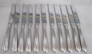 11 Oneida UNITY 9.5" Stainless Dinner Knives New French Hollow Set of 11 - Picture 1 of 3
